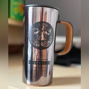 Starbucks Pike Place Original Metallic Black and Gold Mug 12oz